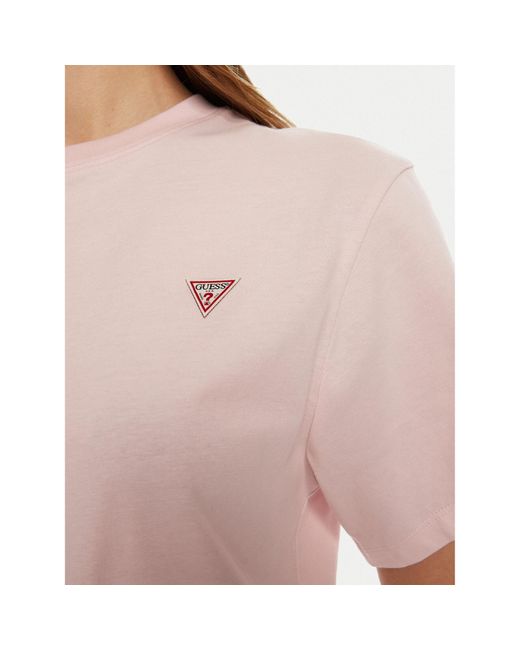 Guess White T-Shirt W4Yi05 K8Hm0 Regular Fit