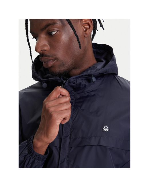 Benetton Übergangsjacke 2Vdwun06A Regular Fit in Blue für Herren