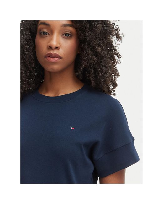 Tommy Hilfiger Blue Kleid Für Den Alltag Ww0Ww51148 Regular Fit