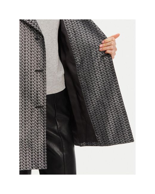 MICHAEL Michael Kors Black Tenchcoat Mt520Iphn8 Regular Fit