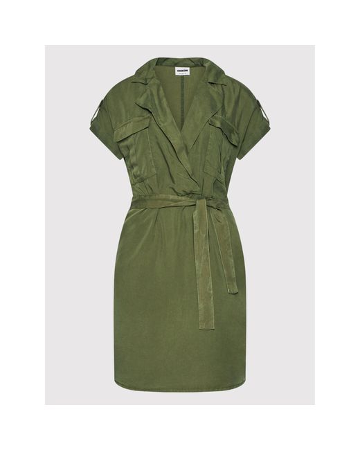 Noisy May Green Kleid Für Den Alltag Vera 27005660 Grün Loose Fit