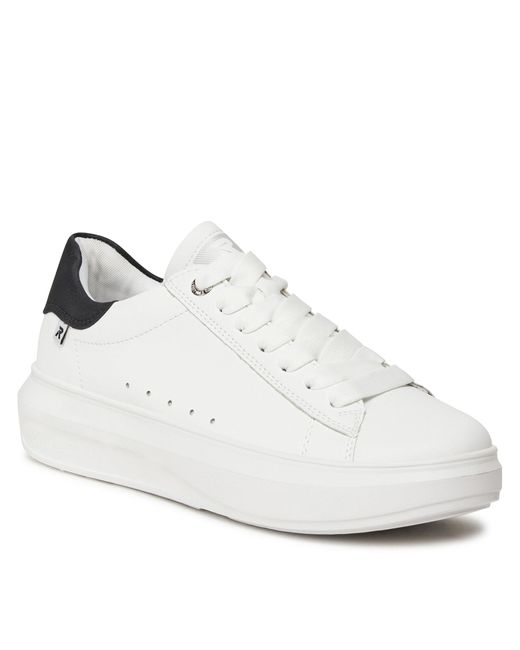 Rieker White Sneakers W1201-80 Weiß