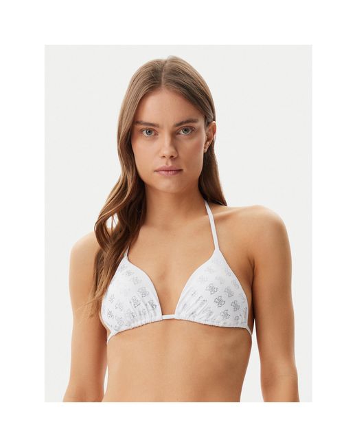 Guess White Bikini-Oberteil E5Gj13 Mc040