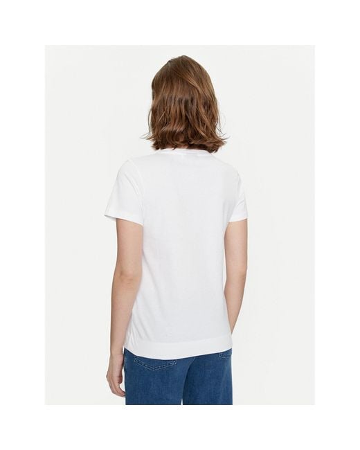 Joop! White T-Shirt 30040352 Weiß Regular Fit