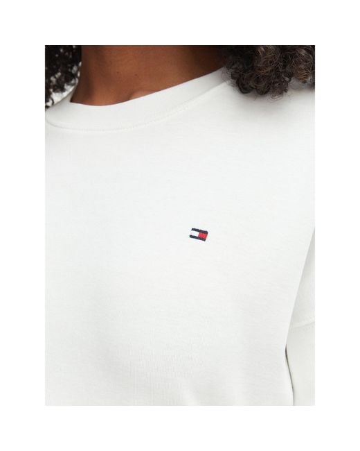 Tommy Hilfiger White Kleid Für Den Alltag Ww0Ww51148 Regular Fit
