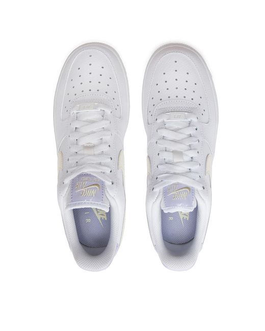 Nike White Sneakers Air Force 1 07' Fn3501 100 Weiß