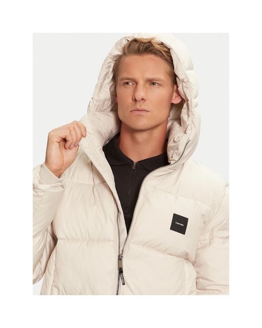 Calvin Klein Winterjacke K10K113476 Regular Fit in Natural für Herren