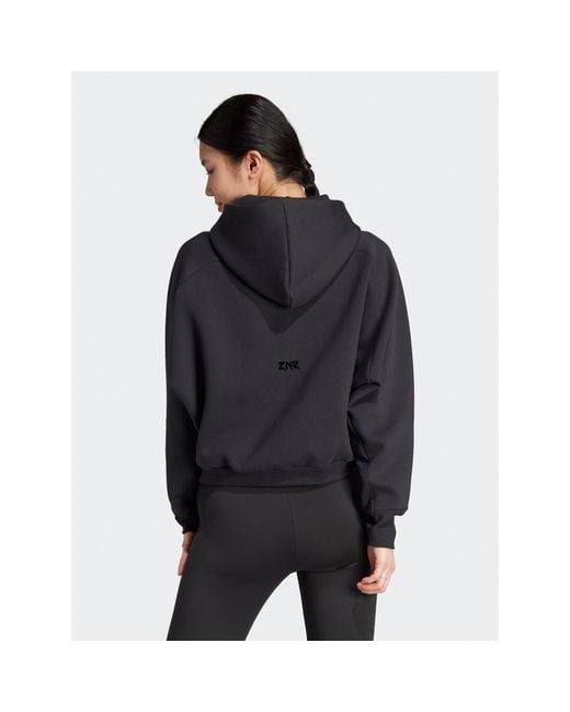 Adidas Black Sweatshirt Z.N.E. In5128 Loose Fit