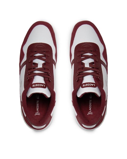 Lacoste Sneakers T-Clip 746Sma0070 Weiß in Red für Herren