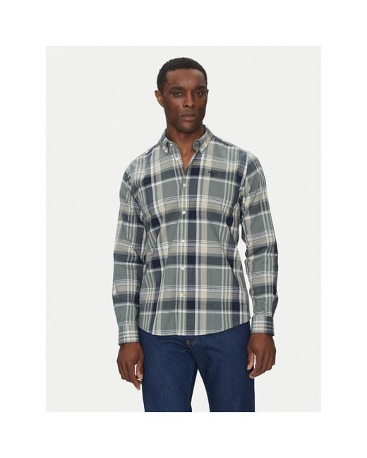 Barbour Hemd Kidd Msh5295Te31 Tailored Fit in Gray für Herren