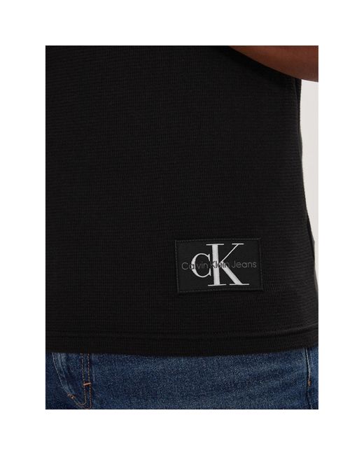 Calvin Klein Tank-Top Badge J30J325220 Slim Fit in Black für Herren