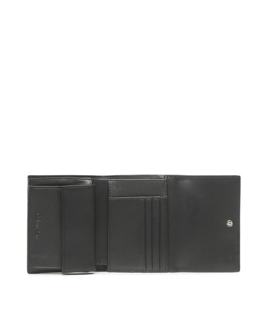 Calvin Klein Black Große Damen Geldbörse Daily Dressed Trifold Wallet Md K60K610484