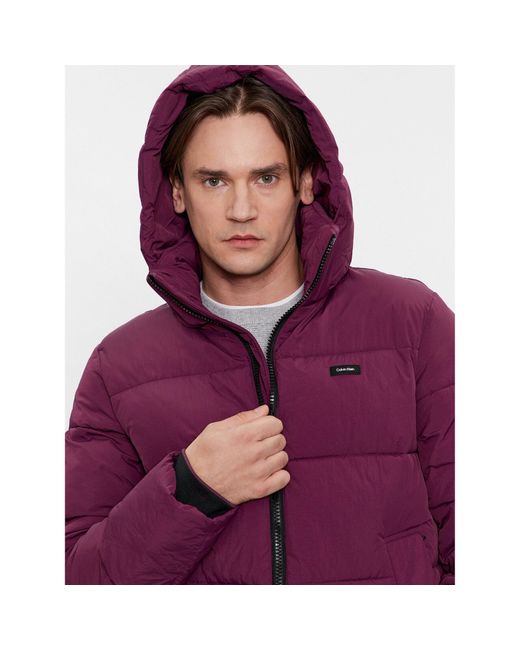 Calvin Klein Daunenjacke Crinkle K10K110336 Regular Fit in Purple für Herren