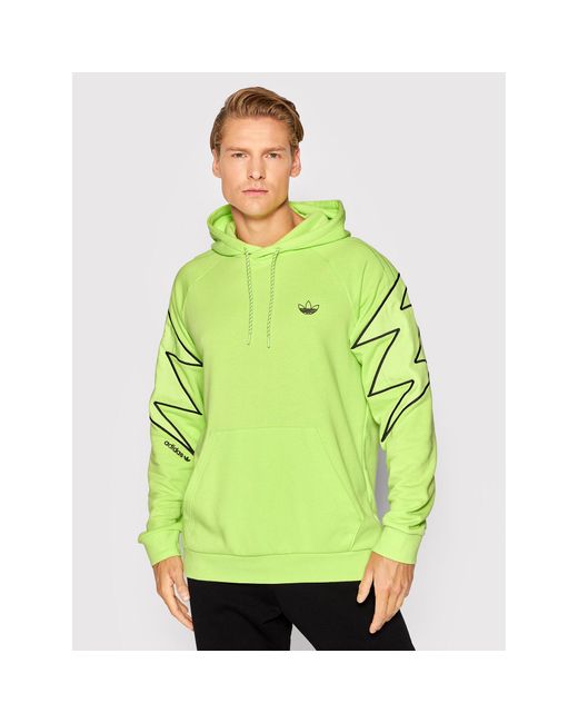 Adidas Sweatshirt Sprt Lightning He4716 Grün Regular Fit in Green für Herren
