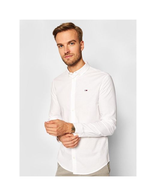 Tommy Hilfiger Hemd Oxford Dm0Dm09594 Weiß Slim Fit in White für Herren