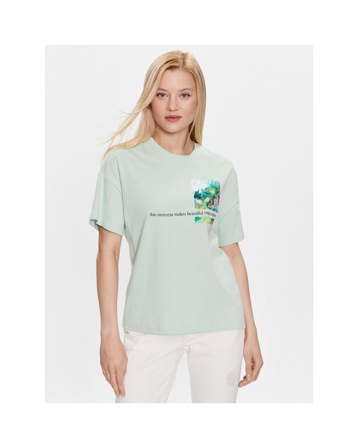 S.oliver Green T-Shirt 2130597 Grün Loose Fit