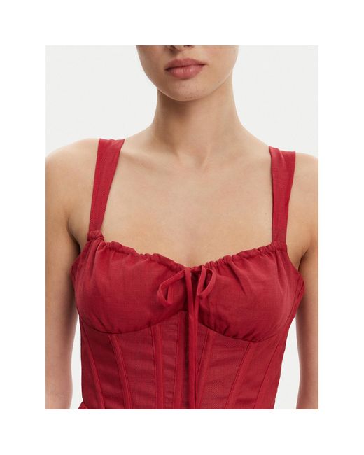 Bardot Red Coctailkleid 59237Db Regular Fit