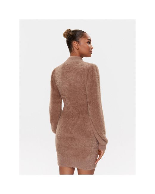 Guess Brown Strickkleid W3Bk0Z Z3Bs0 Slim Fit