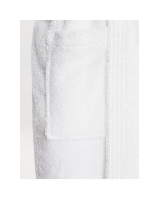 Karl Lagerfeld Bademantel Ikonik 230M2185 Weiß in White für Herren