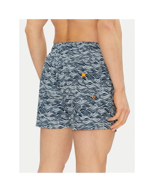 Save The Duck Badeshorts Dw1222M Sipo20 Regular Fit in Blue für Herren