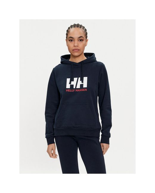 Helly Hansen Blue Sweatshirt W Hh Logo Hoodie 2.0 34460 Regular Fit