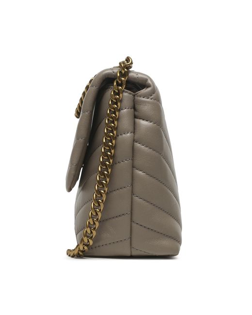 Tory Burch Gray Handtasche Kira Chevron Small Convertible Shoulder Bag 90452