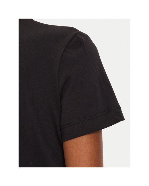 Just Cavalli Black T-Shirt 76Pahg11 Slim Fit