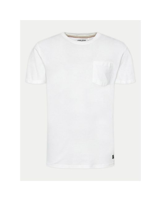 Blend T-Shirt Bhnasir 20711715 Weiß Regular Fit in White für Herren