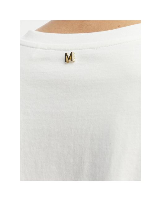 Lola Casademunt White T-Shirt Ms2615002 Regular Fit