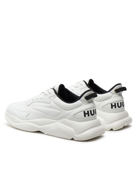 HUGO Sneakers leon runn cvpu 50517096 beige 101 in White für Herren