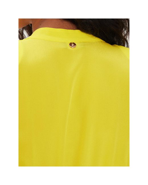 Liu Jo Yellow Kleid Für Den Alltag Ca4061 T5853 Regular Fit