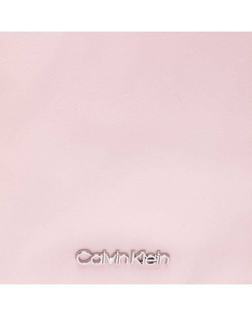 Calvin Klein Pink Handtasche roped bucket bag k60k609003 spring rose ter