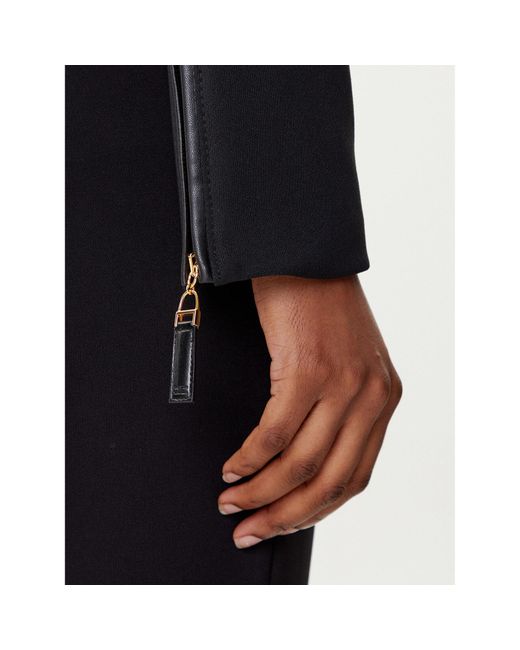 Elisabetta Franchi Black Sakko Gi-173-56E2-V680 Regular Fit