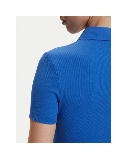 Tommy Hilfiger Blue Kleid Für Den Alltag Dw0Dw22331 Slim Fit