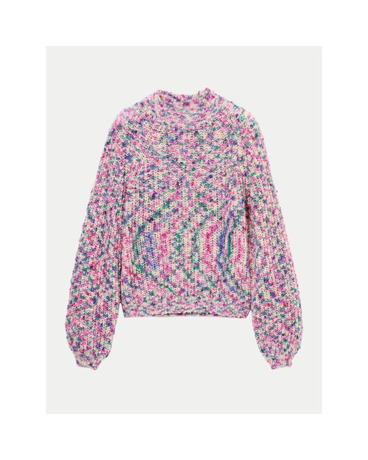 Desigual Purple Pullover Birmingham 24Wwjf72 Regular Fit