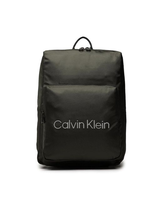 Calvin Klein Rucksack Ck Must Squared Campus Bp Rtw K50K510004 Grün in Black für Herren