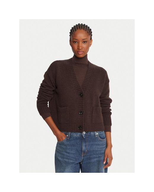 Weekend by Maxmara Brown Strickjacke Filmato 2525346062 Regular Fit