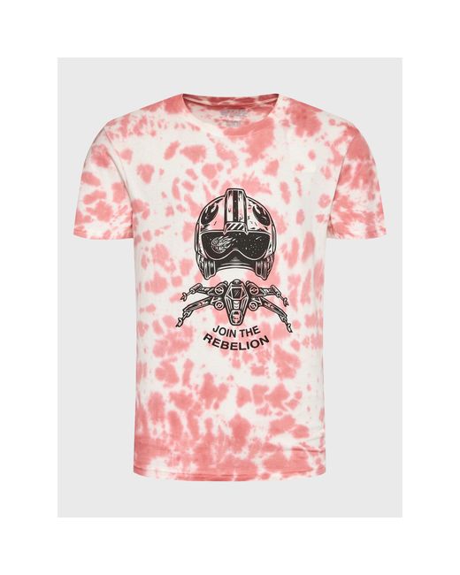 Element T-Shirt Star Wars Rebel F1Sso4 Regular Fit in Pink für Herren