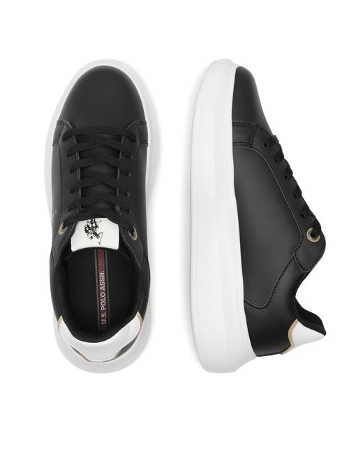 U.S. POLO ASSN. Black Sneakers chelis001a