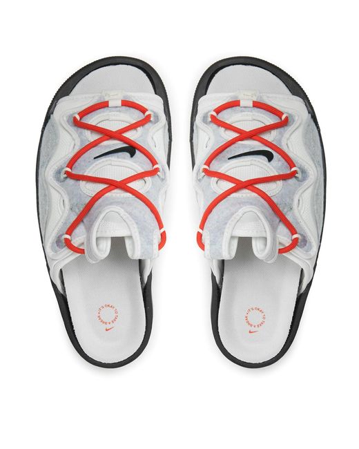 Nike Pantoletten Offline 2.0 Dj6229 100 Weiß in Red für Herren