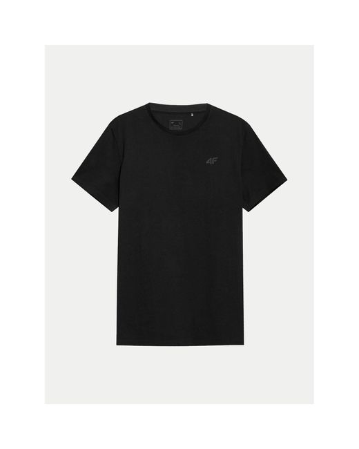 4F T-Shirt Wss24Ttshm1154 Regular Fit in Black für Herren