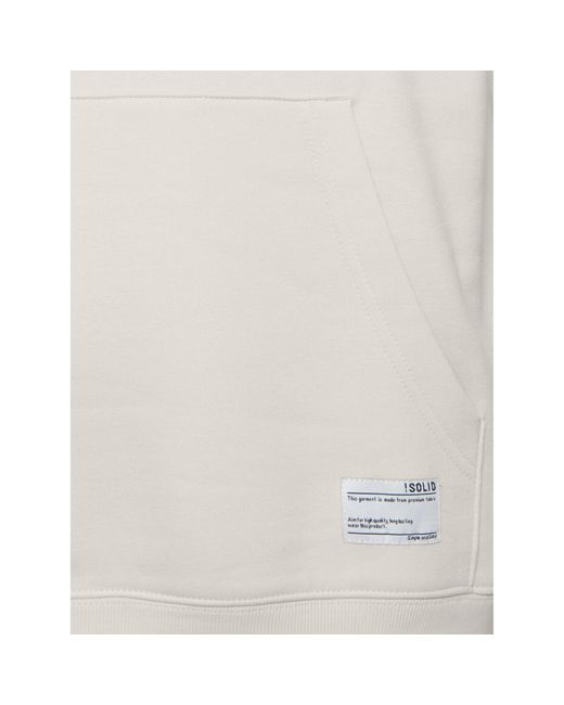 Solid Sweatshirt 21107420 Regular Fit in White für Herren