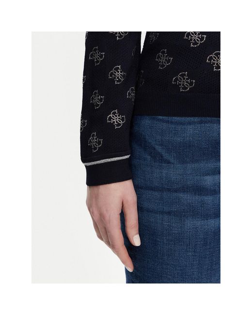 Guess Black Pullover W5Gr07 Z3D60 Regular Fit