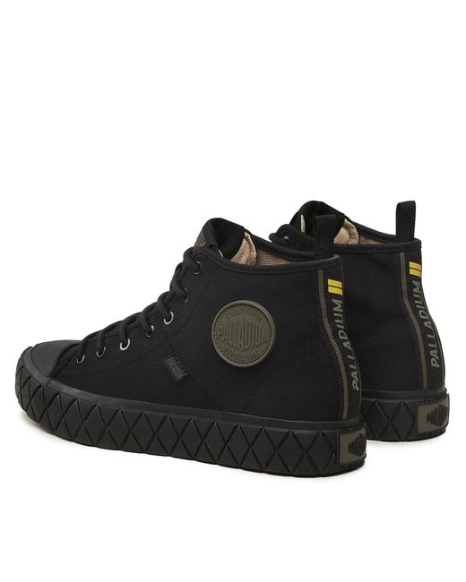 Palladium Black Sneakers Aus Stoff Palla Ace Mid Supply