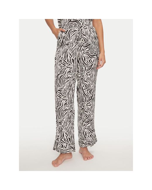Hunkemöller Black Pyjamahose Peppers 206527 Regular Fit