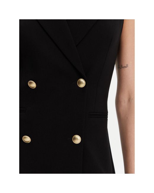 French Connection Black Coctailkleid 71Pzc Regular Fit