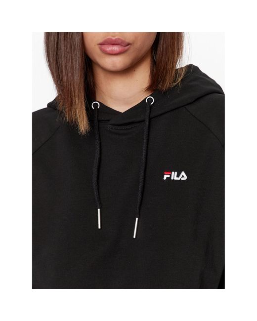 Fila Black Sweatshirt Faw0457 Regular Fit