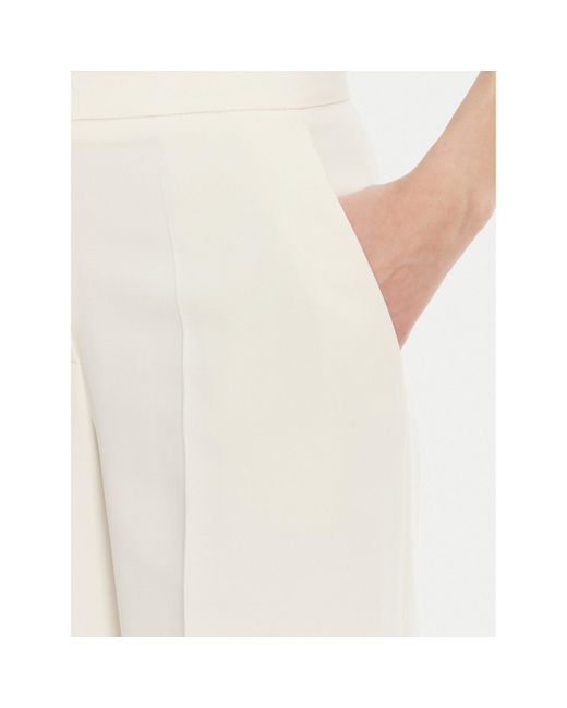 Pinko White Stoffhose Pergamino 100331 A20Q Regular Fit