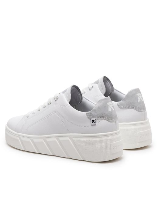 Rieker White Sneakers W0501-80 Weiß