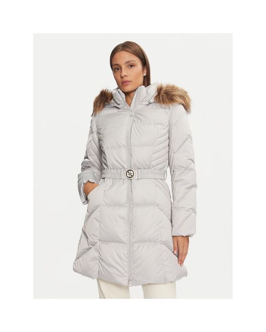 Guess Gray Daunenjacke New Olga W4Bl40 Wex52 Regular Fit